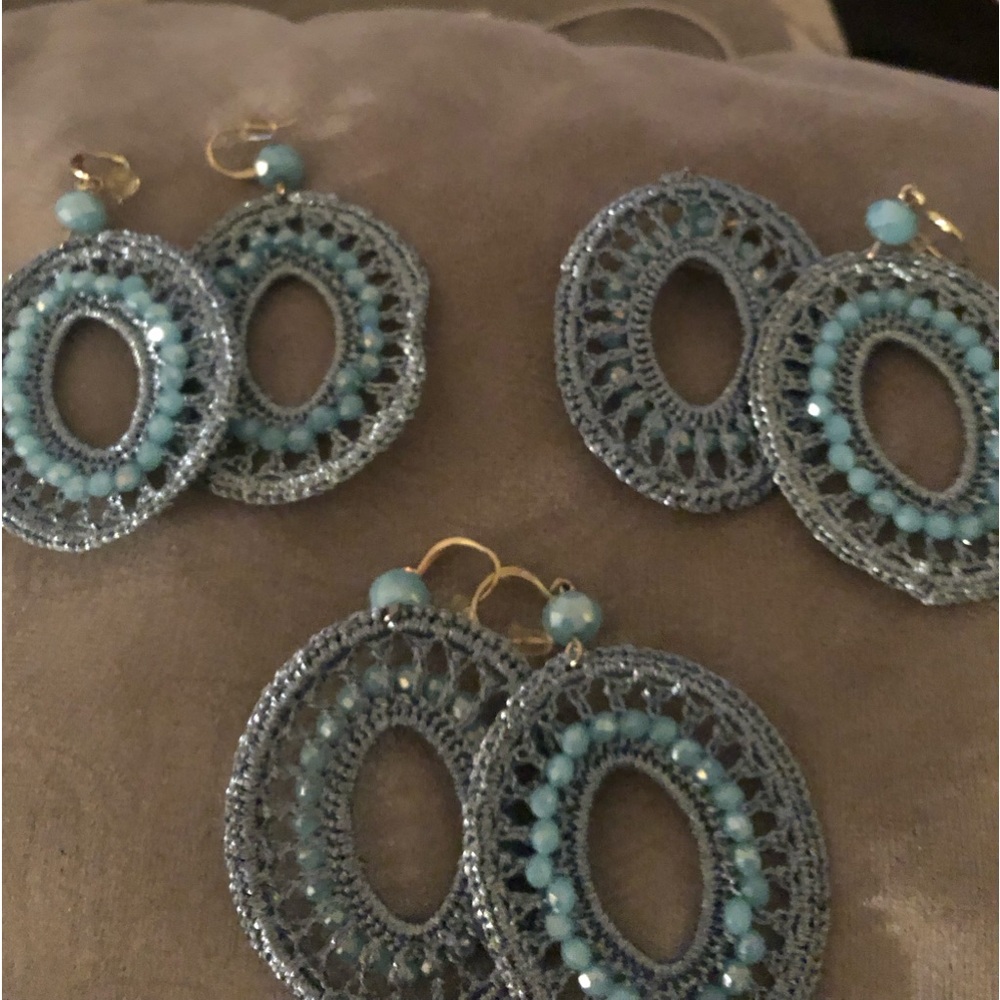 Beaded elegance jewelry color blue